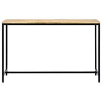 Eettafel 120x60x75 cm massief ruw mangohout