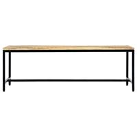 vidaXL Couchtisch 120 x 60 x 40 cm Massives Raues Mangoholz Braun