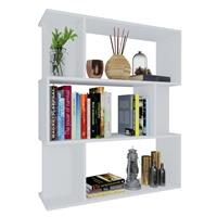 Boekenkast/Kamerscherm 80x24x96 cm spaanplaat wit