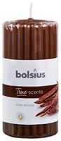 Bolsius Stompkaars True Scents Oud Wood 120/58 mm