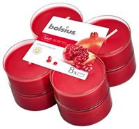 Bolsius Maxilicht geur 8 stuks True Scents Pomegranate