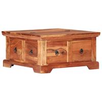 vidaXL Couchtisch 66 x 70 x 35 cm Massivholz Akazie Braun