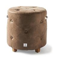Rivièra Maison Bowery Footstool 43 cm, Pellini, Espresso
