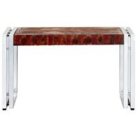vidaXL Couchtisch 60 x 60 x 35 cm Recyceltes Massivholz Mehrfarbig
