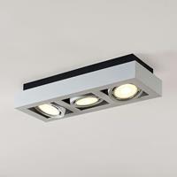 Arcchio LED plafondspot Ronka, GU10, met drie lampjes, wit