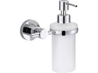 tesa LOXX 40281-00000-00 Zeepdispenser 200 ml Chroom (glanzend), Wit (gesatineerd)