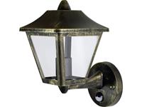 Ledvance ENDURAÂ CLASSIC TRADITIONAL ALU L 4058075206281 Buitenlamp met bewegingsmelder (wand) LED E27 Zwart, Goud