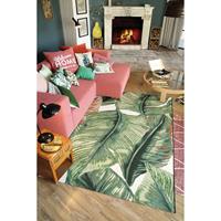 Tom Tailor home24 Kurzflorteppich Garden Leaf