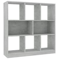 VidaXL Boekenkast 97,5x29,5x100 cm spaanplaat betongrijs