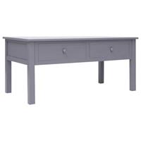 Salontafel 100x50x45 cm hout grijs