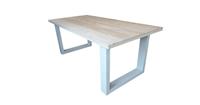 Wood4you - Eettafel New England blanco vuren Wit 150Lx78Hx90D cm