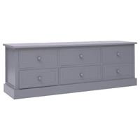 vidaXL TV-Schrank Dunkelgrau 115x30x40 cm Holz Grau