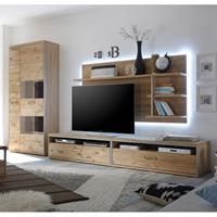 Ars Natura home24 Wohnwand Lopburi II (4-teilig)