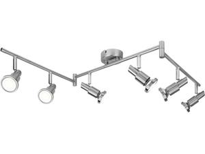 Ledvance Niclas LED-Strahler, nickel, 6flg.
