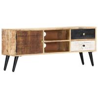 vidaXL TV-Schrank 115×30×47 cm Mango-Massivholz Braun