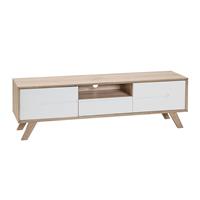 Beliani FORESTER TV-meubel Wit MDF met fineer