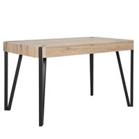 Beliani Eettafel lichtbruin CAMBELL