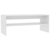 VidaXL Salontafel 100x40x40 cm spaanplaat wit