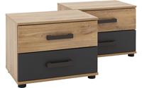 Goossens Basic Nachtkastje Industrial in mdf