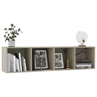 vidaXL Bücherregal/TV-Schrank Sonoma-Eiche 143×30×36 cm Braun