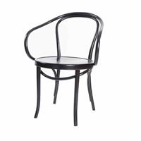 Fameg Venice Thonet No.209 armstoel - Hout - Zwart gebeitst