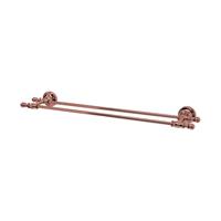 Sapho Dubbele Handdoekhouder  Perla 64.5 cm Rose Goud 