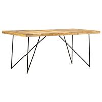 VidaXL Eettafel 180x90x76 cm massief mangohout