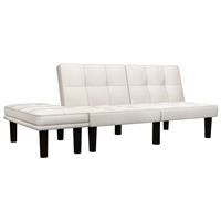 vidaXL 2-Sitzer-Sofa  Creme