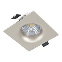 Eglo 98474 Hochvolt LED Einbauleuchte SALICETO nickel-matt klar 4000K L:8,8cm B:8,8cm H:4,2cm dimmbar