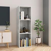 vidaXL Bücherregal/TV-Schrank Betongrau 36 x 30 x 114 cm Spanplatte Grau