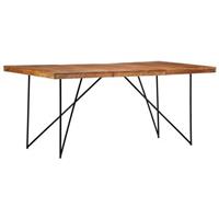 VidaXL Eettafel 180x90x76 cm massief acaciahout