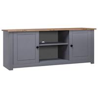 VidaXL Tv-kast Panama Range 120x40x50 cm massief grenenhout grijs
