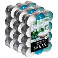 Candles by Spaas 72x Geurtheelichtjes Minty Hammam 4,5 branduren Multi