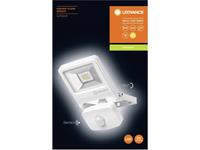 Ledvance ENDURA FLOOD SENSOR 10 W LED Wandstrahler Warmweiß 16,8 cm Aluminium Weiß