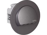 Zamel Rubi LED-Wandeinbauleuchte 0.42W Warm-Weiß Graphit