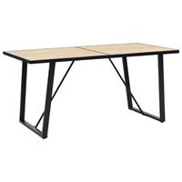 Eettafel 140x70x75 cm MDF eikenkleurig