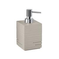 Sapho Zeepdispenser  Quadrotto Vrijstaand 430 ML Polyresin Beige 