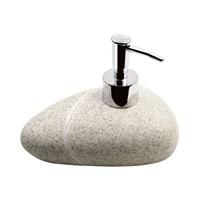 Zeepdispenser  Little Rock Vrijstaand 200 ML Polyresin Beige 