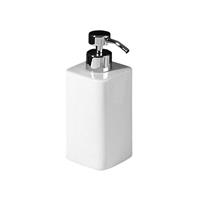 Sapho Zeepdispenser  Sylvia Vrijstaand 350 ML Keramiek Wit / Chroom 