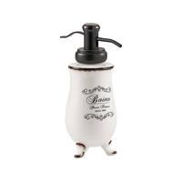 Sapho Zeepdispenser  Amelie Vrijstaand 230 ML Keramiek Wit / Zwart 