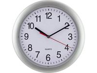 EUROTIME 22222 Wandklok Quartz 25 cm Zilver