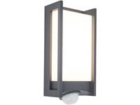 lutec QUBO 5193002118 Buiten LED-wandlamp Warm-wit Antraciet