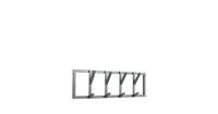 LABEL51 Kapstok Frame - Burned Steel - Metaal - M