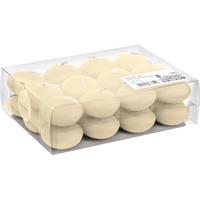 Trend Candles 24x Cremewitte drijfkaarsen 4,5 cm 4 branduren Wit