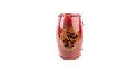 Fine Asianliving Chinese Trommel met Handgeschilderde Bloemen Antiek