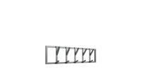 LABEL51 Kapstok Frame - Burned Steel - Metaal - L