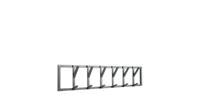 LABEL51 Kapstok Frame - Burned Steel - Metaal - XL