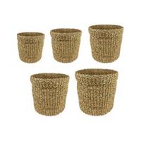 plantenwinkel.nl Pot bror natural bloempot binnen set van 5