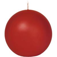 Trend Candles 1x Rode bolkaars 7 cm 16 branduren Rood