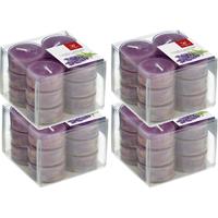 Trend Candles 48x Geurtheelichtjes lavendel/paars 4 branduren Paars